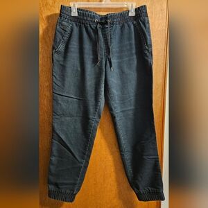 Dark Jean Jogger Pants